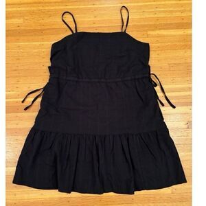 Gap black tiered sleeveless dress NWT